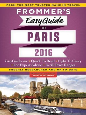 cover image of Frommer's EasyGuide to Paris 2016